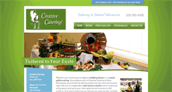 Desktop Screenshot of creativecateringricemn.com
