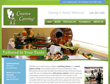 Tablet Screenshot of creativecateringricemn.com
